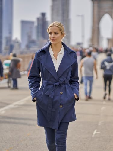 Classic Double-Breasted Belted Trench Coat