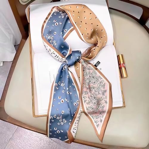 Floral Print Silk Scarf