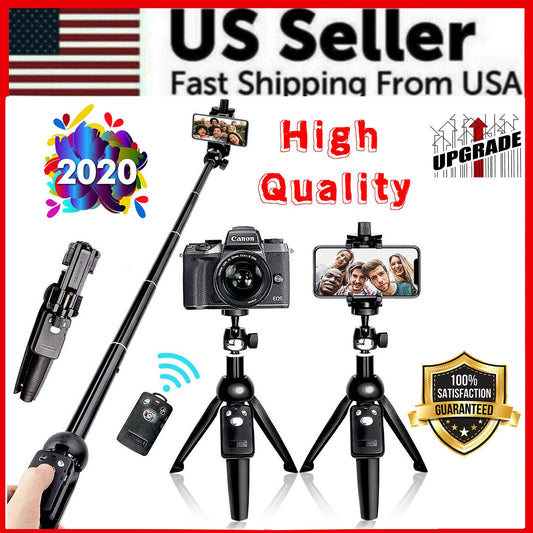 Selfie Stick Tripod 40" Bluetooth Remote Portable for iPhone and