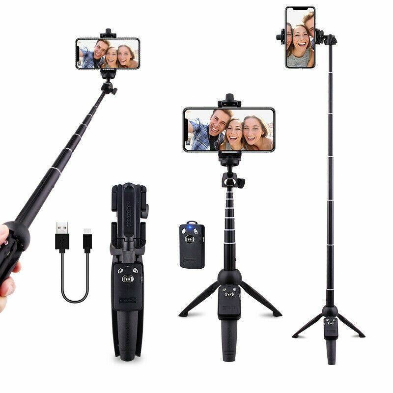 Selfie Stick Tripod 40" Bluetooth Remote Portable for iPhone and