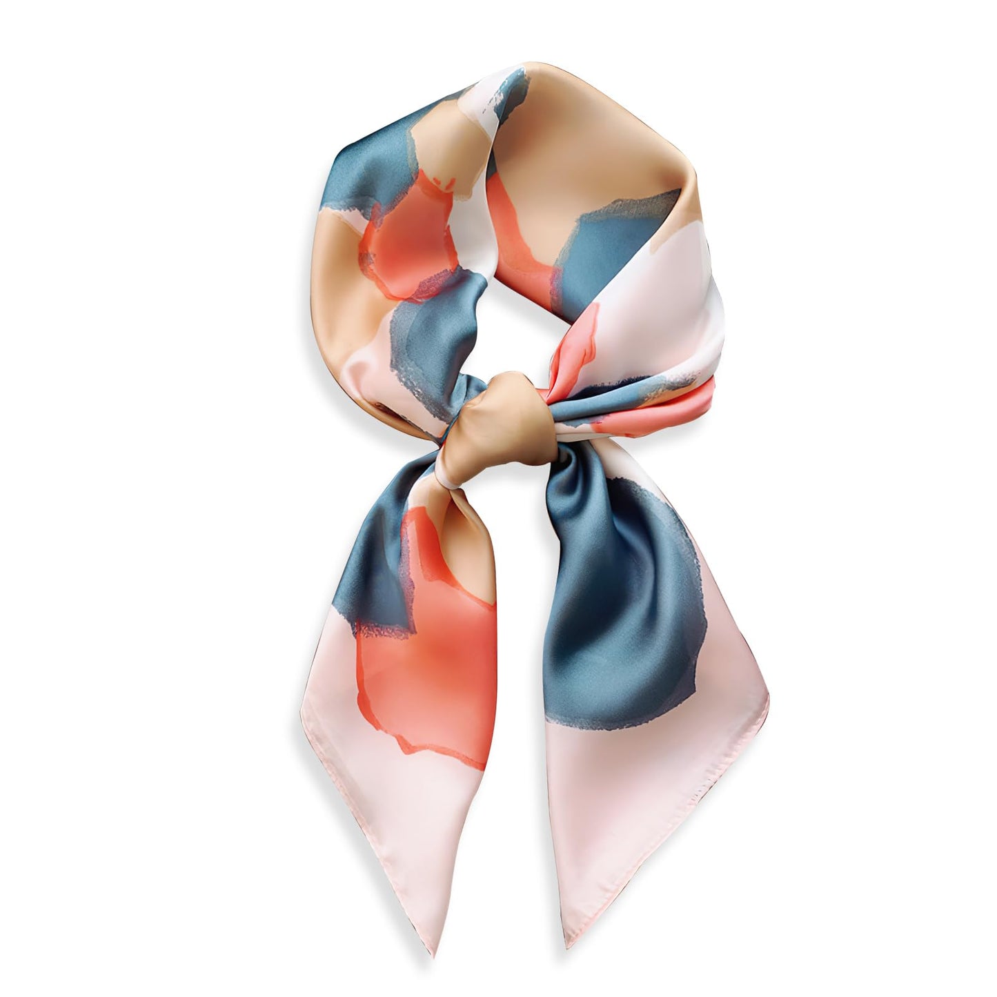 Floral Print Silk Scarf