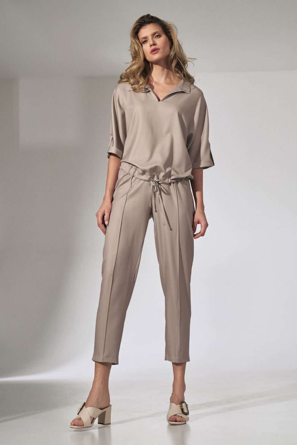 Relaxed Fit Drawstring Trousers