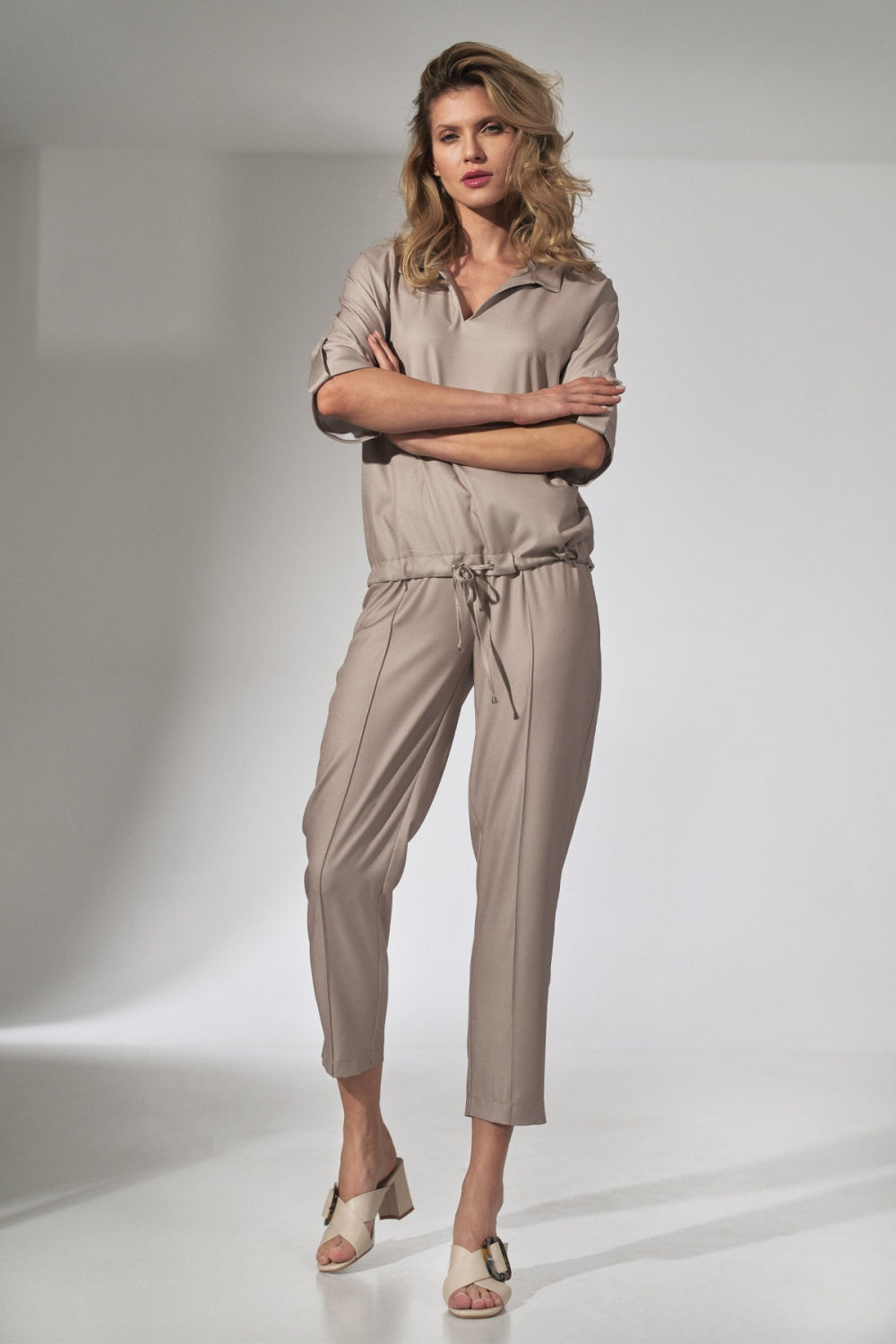 Relaxed Fit Drawstring Trousers