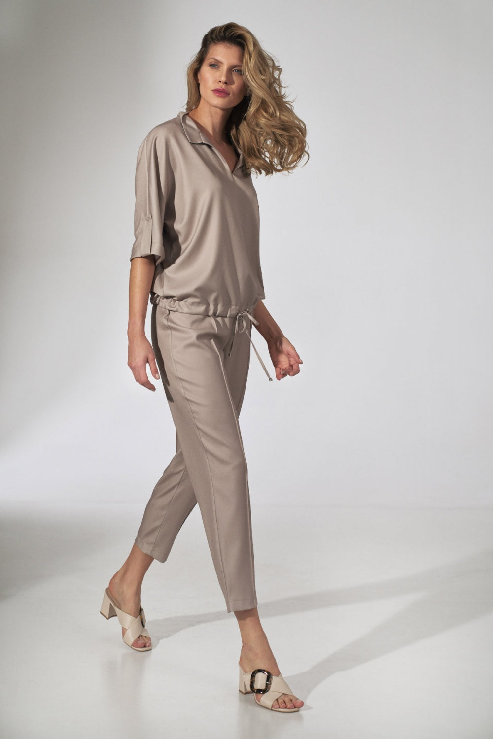 Relaxed Fit Drawstring Trousers