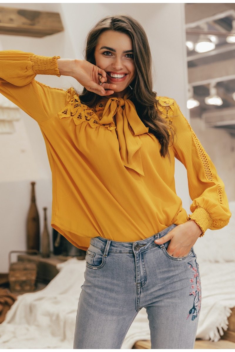 Embroidery Long Sleeve Summer Spring Hollow Out