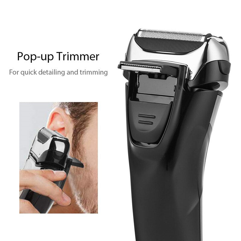 Cordless Electric Beard Trimmer Powerful Hair Shaver For Men