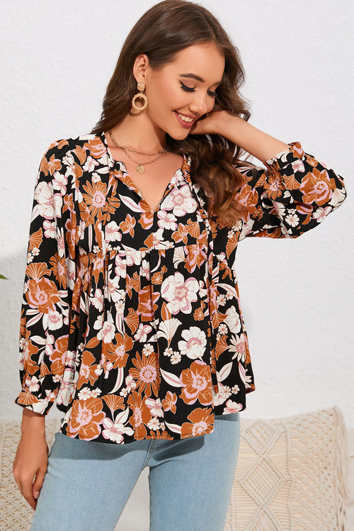 Floral Babydoll Blouse